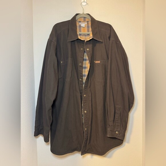 Carhartt Other - Carhartt Duck Flannel Lined Canvas VINTAGE Work Jacket